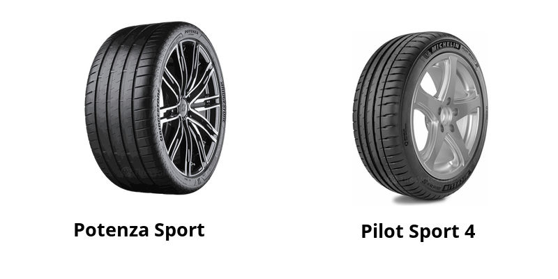 Bridgestone Potenza Sport vs Michelin Pilot Sport 4