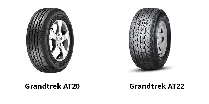 Dunlop Grandtrek AT20 vs Dunlop Grandtrek AT22