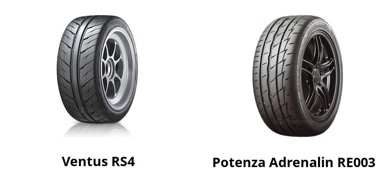 Hankook Ventus RS4 vs Bridgestone Potenza Adrenalin RE003