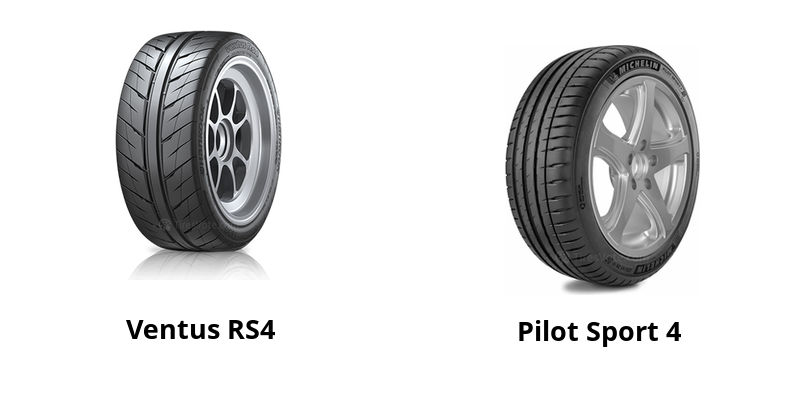 Hankook Ventus RS4 vs Michelin Pilot Sport 4