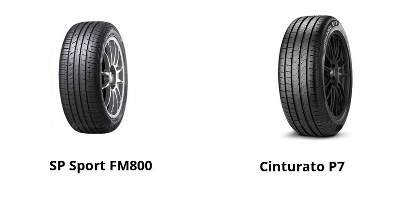Dunlop SP Sport FM800 vs Pirelli Cinturato P7
