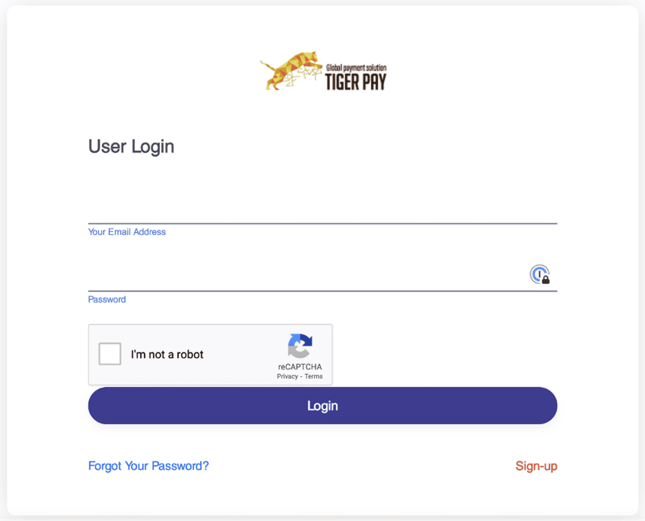 Tiger pay (タイガーペイ) 入金
