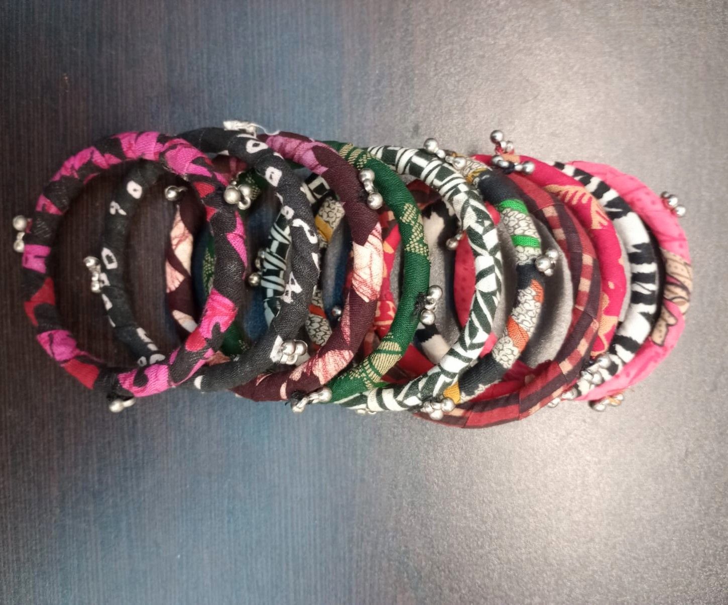 Junk Jewellery, Fabric Handm...