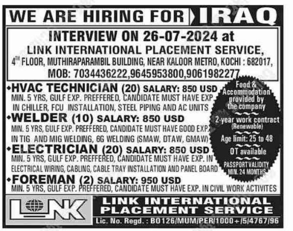 Malayala Classified Jobs