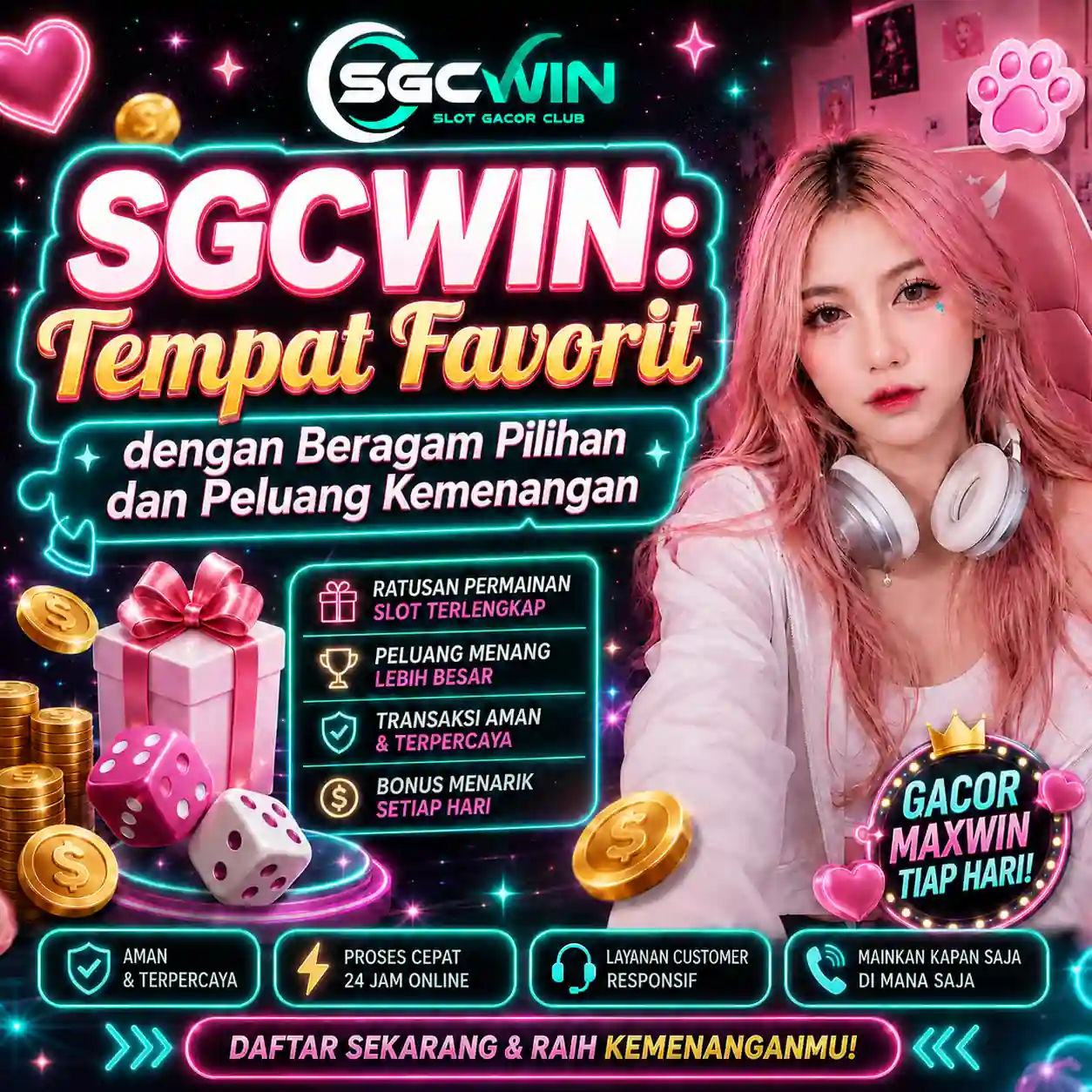 banner SGCWIN: Tempat Favorit dengan Beragam Pilihan dan Peluang Kemenangan