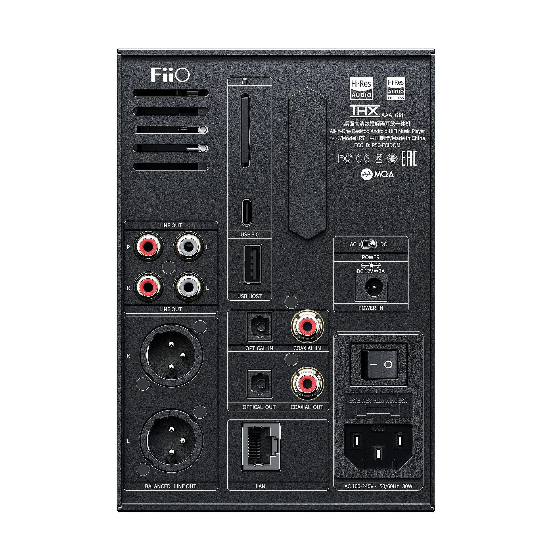 FiiO R7 Desktop Hi-Res Streaming DAC, Preamplifier and Headphone Amplifier