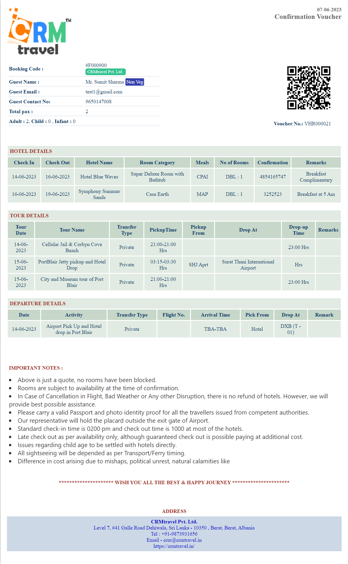 b2b travel crm