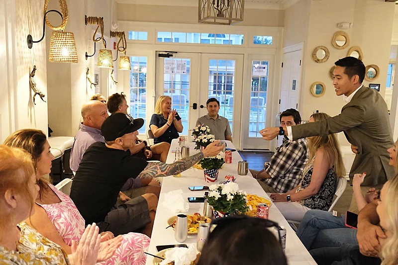 Private close-up magic show