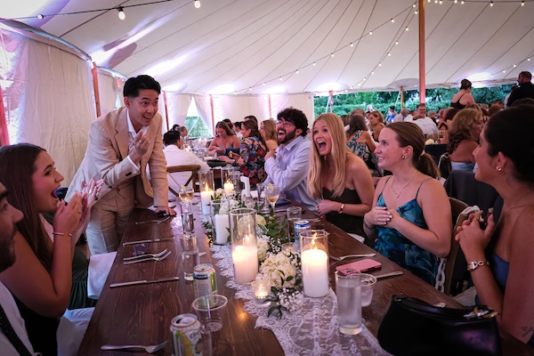 Allen Performing at a wedding in NJ