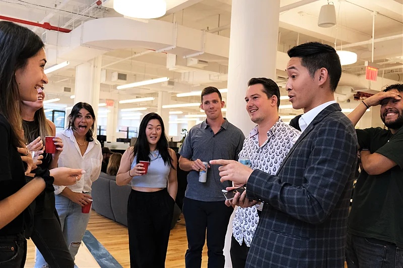 Corporate close up magic