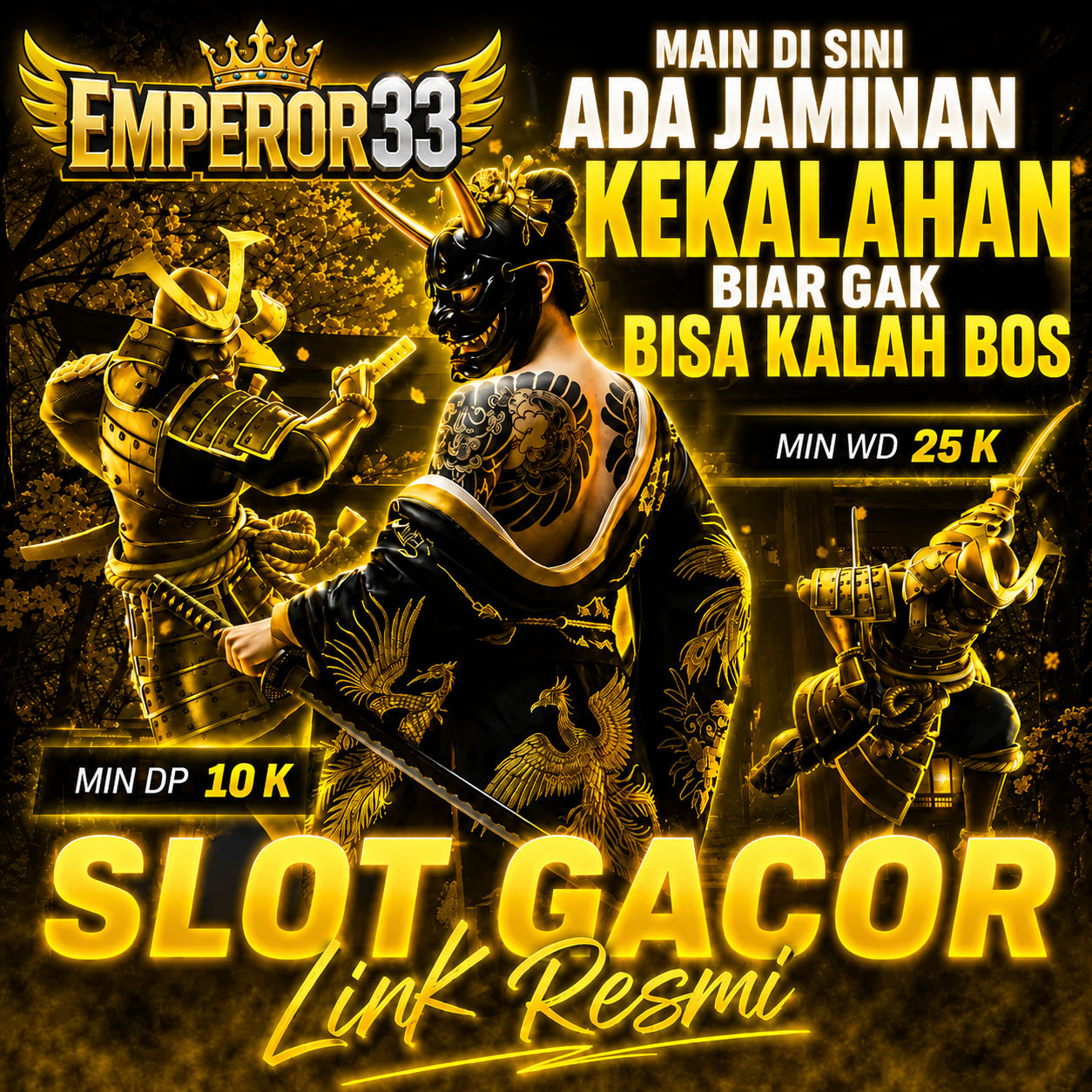 Banner promosi EMPEROR33 Terbaru