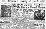 El periódico el Roswell Daily Record, de 8 de julio de 1947. Artículo sobre el platillo volador, naufragó.
Traducido del servicio de «Yandex.Traductor»