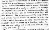 New York Sun note, 28 de agosto de 1835