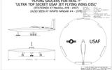 Drawings of a US disk aircraft