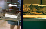 Comparison photos of the alleged alien mummy with the mummy of the boy from the Museum
Translated by «Yandex.Translator»