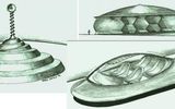 Инопланетные строения и транспорт. Рисунок Алека Ньювальда
