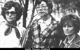 Tres mujeres secuestradas cerca de Stanford, Kentucky. De izquierda a derecha: Louise Smith, Elaine Thomas, Mona Stafford. (autor: Jerome Clark)