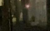 A fragment of a photo with a ghost