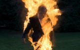 Man, burning from the effects of pyrokinesis
Translated by «Yandex.Translator»