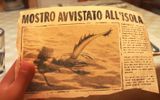 Photo of the sea monster in the local newspaper