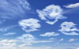 "Smiling" clouds