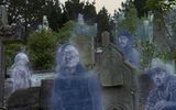 Ghosts in the cemetery