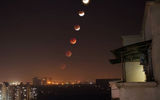 gauravborra Indirapuram Ghaziabad&nbsp;&nbsp;gauravborra#superbluebloodmoon&nbsp;

The very much anticipated blood moon eclipse captured with wide angle technique using a wide angle lens.
Photos stacked of different phases of the eclipse.
