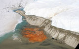 Antarctic blood flow

If shining coastline may seem tempting magic, the Taylor glacier in Antarctica is far more intimidating sight — the resultant waterfall colors of the surrounding ice in a bloody hue.

For many years the Bloody waterfall was considered to be the result of the development of algae that live in the cold climate of Antarctica, but recently scientists have uncovered the true cause.

According to the latest report published AccuWeather, the source of the stream is an ancient lake age 5 million years. The water is rich in iron, which is oxidized when comes in contact with air. This gives the stream a blood-red hue.

The study was conducted by specialists of the University of Alaska Fairbanks and Colorado College. To determine the exact place where flowing water was used the radio-wave sensing.

© Carroccia, Robin | Flickr
Translated by «Yandex.Translator»