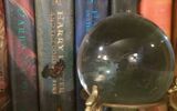 The sun shone through a crystal ball and burned a hole in one of the Harry Potter books