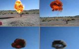 A series of images brilliantly illustrates what a shot from such a gas cannon might look like