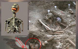 The skeleton of the Polish "vampire" with a brick in your mouth
Translated by «Yandex.Translator»