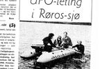 In two rounds they tried to find UFOs, but without success. Perhaps modern technology can give us answers?I to omganger forsøkte man å finne ufoen, men uten hell. Kanskje dagens teknologi kan gi oss svar?FAKSIMILE: AFTENPOSTEN (13. JULI 1973)