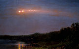 Frederick Edwin Church, "el meteorito de 1860" es la primera observación de un meteorito tocado.