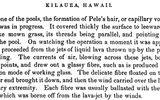 The first description of the Hair of Pele, 1849.
Translated by «Yandex.Translator»