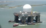 The world's largest floating radar is the Sea-Based X-Band Radar (SBX).