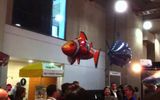 Flying fish Air Swimmers at the exhibition.
Translated by «Yandex.Translator»