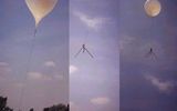 Weather balloon launch.
Translated by «Yandex.Translator»