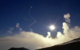 Smoke ring, which threw mount Etna.
Translated by «Yandex.Translator»