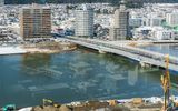 Author: てつひと田田人人人@@teturoadJanuary 21 , 2021The photo was taken from the local office of Niigata Prefecture. In the photo, it seems that the street with the former Paris Miki building on the opposite side of the prefecture office is in water, but it is reflected on the glass.