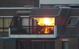 The reflection of the sunset in the window looks like a fire
Translated by «Yandex.Translator»