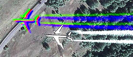 The plane on Google Earth
Translated by «Yandex.Translator»