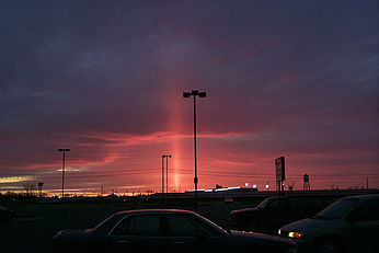 Solar pillar in West Virginia
Translated by «Yandex.Translator»