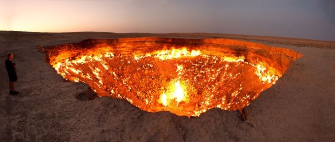 La puerta al infierno, turkmenistán
Traducido del servicio de «Yandex.Traductor»