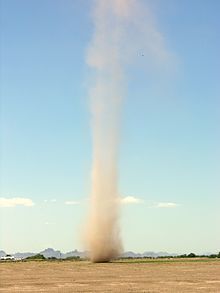 A dusty whirlwind in Arizona
Translated by «Yandex.Translator»