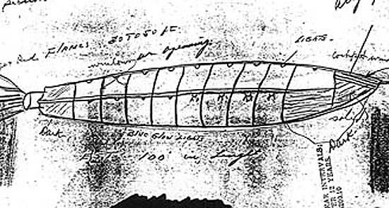 Description of a rocket-like object given by K. Chiles