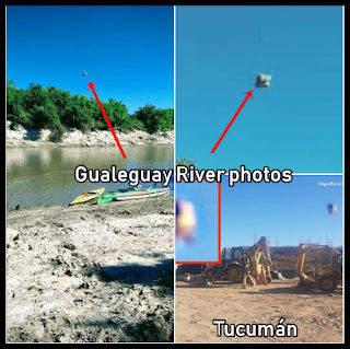 Comparison with a UFO taken in San Miguel de tucumán (right)
Translated by «Yandex.Translator»