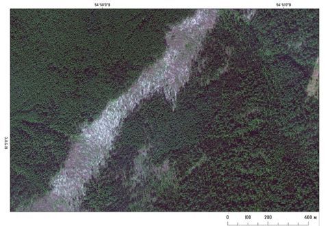 I was blown by a tornado on June 7, 2009 in the Komi Republic. The rotation of the fallen trees is visible counterclockwise