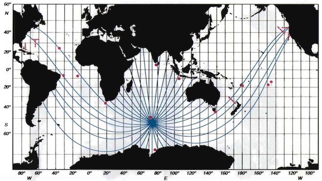 ©&nbsp;Walter Munk/National Academy of&nbsp;Sciences and Office of&nbsp;Naval Research
