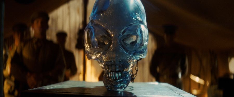 Crystal Alien Skull