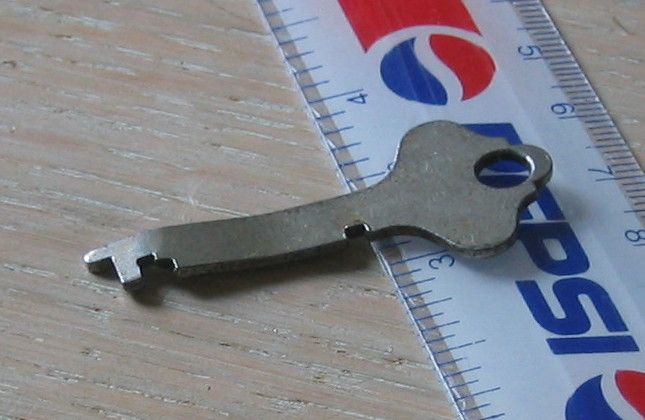 A key bent by a poltergeist